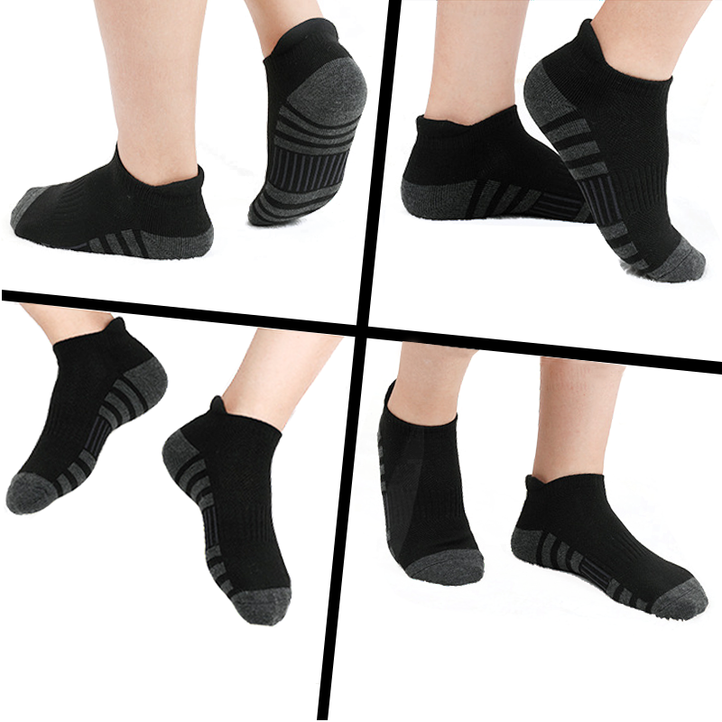 AliExpress 6/24 Pairs Cushioned Breathable Ankle Athletic Running Socks Low Cut Sports Tab Men Women Running Tab Sports Socks, view 6