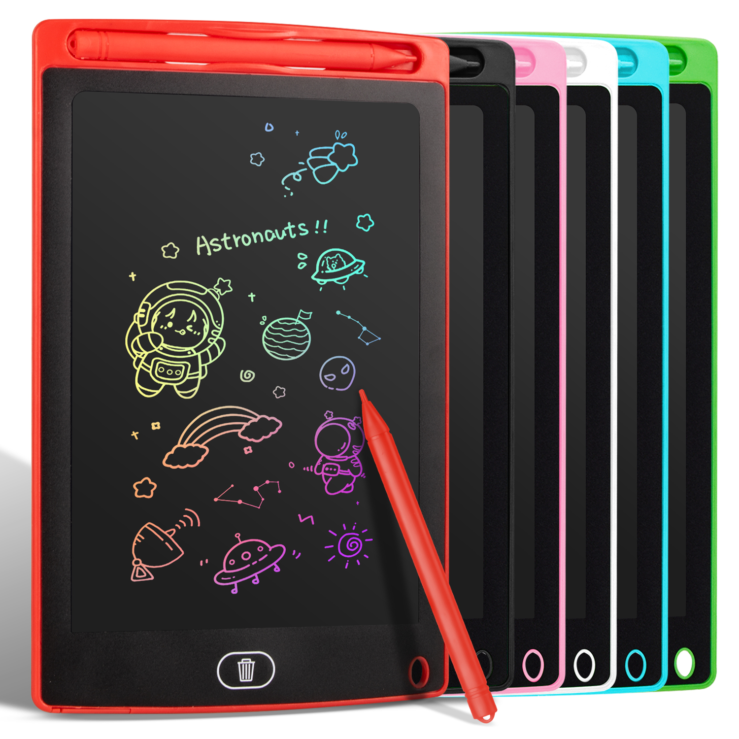 AliExpress 6.5/8.5/10/12 Inch LCD Drawing Tablet for Kids, Rechargeable Erasable Board with Pen, Travel Educational Toy Gift for Boys Girls