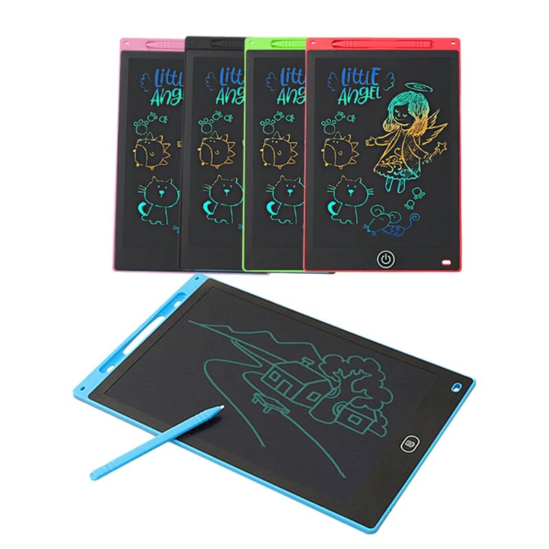 AliExpress 6.5/8.5/10/12 Inch LCD Drawing Tablet for Kids, Rechargeable Erasable Board with Pen, Travel Educational Toy Gift for Boys Girls, view 2