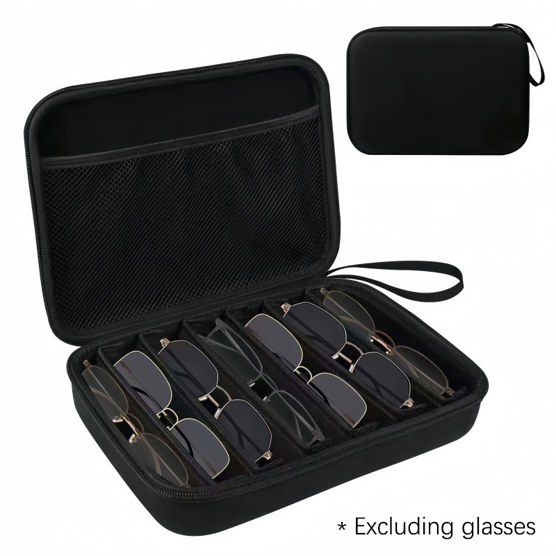 AliExpress Adjustable 6-Compartment Glasses Storage Box