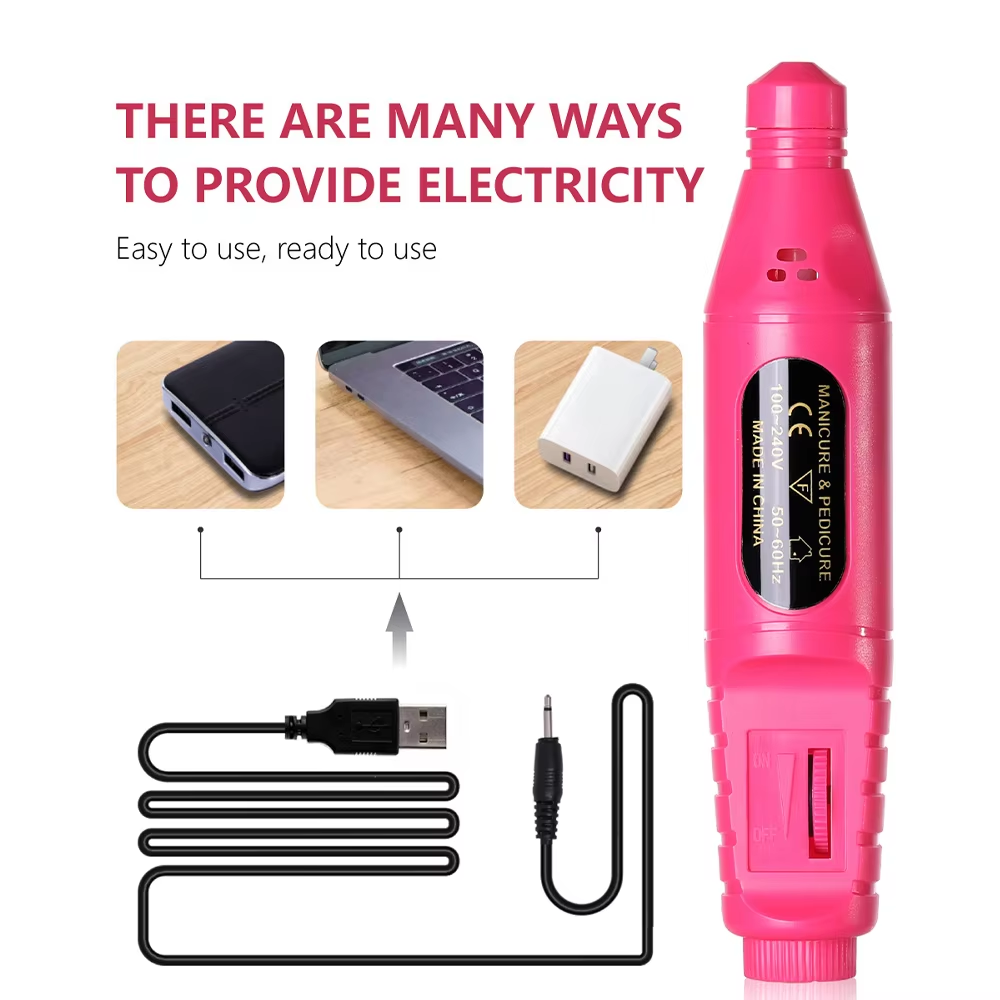 AliExpress 6-in-1 Electric Nail Drill Set, view 2