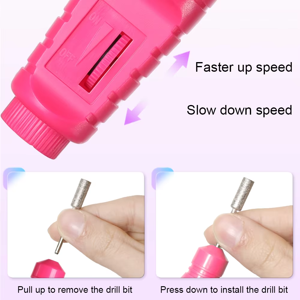 AliExpress 6-in-1 Electric Nail Drill Set, view 3