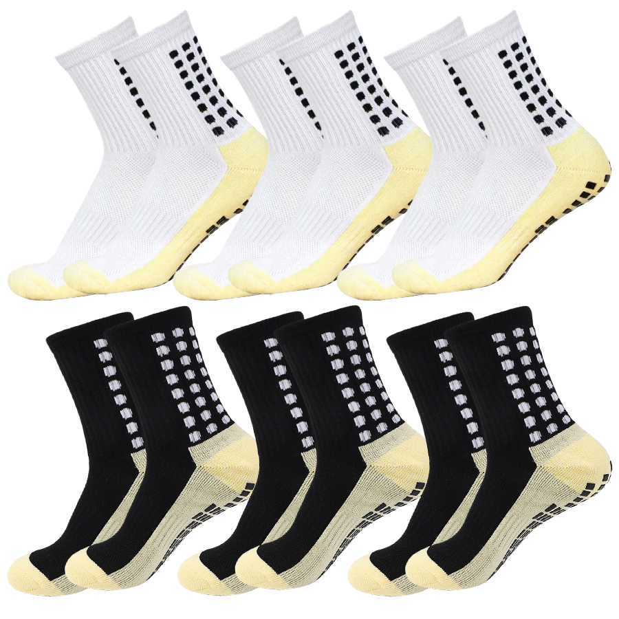 AliExpress 6 Pairs Men Women Non Slip Grip Socks Football Basketball Soccer Rugby Baseball Cycling Running Hiking Tennis Skateboard