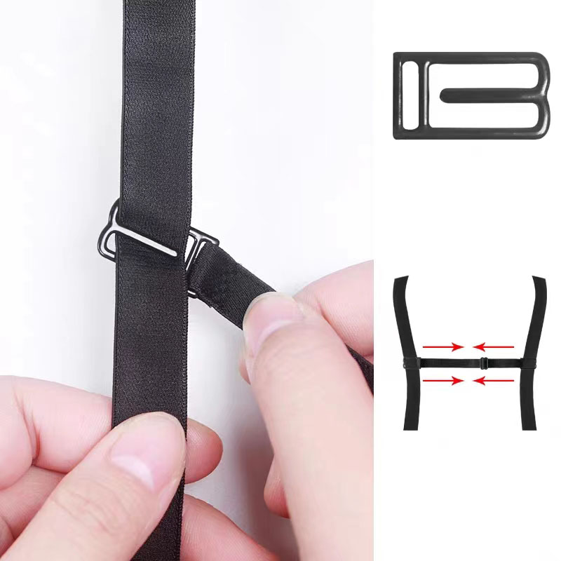 AliExpress 6 Pieces Bra Strap Clips Elastic Adjustable Non-Slip Strap Holder Conceal Straps - Conceal Straps - Cleavage Control, view 3