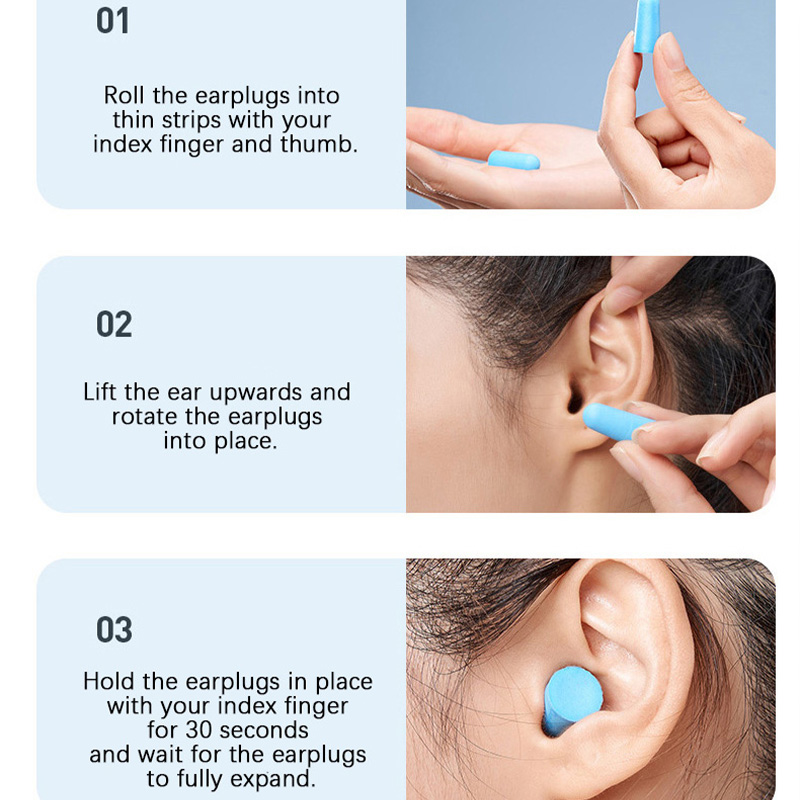 AliExpress Foam Earplugs for Sleep and Noise Reduction (60 to 100 Pack), view 4