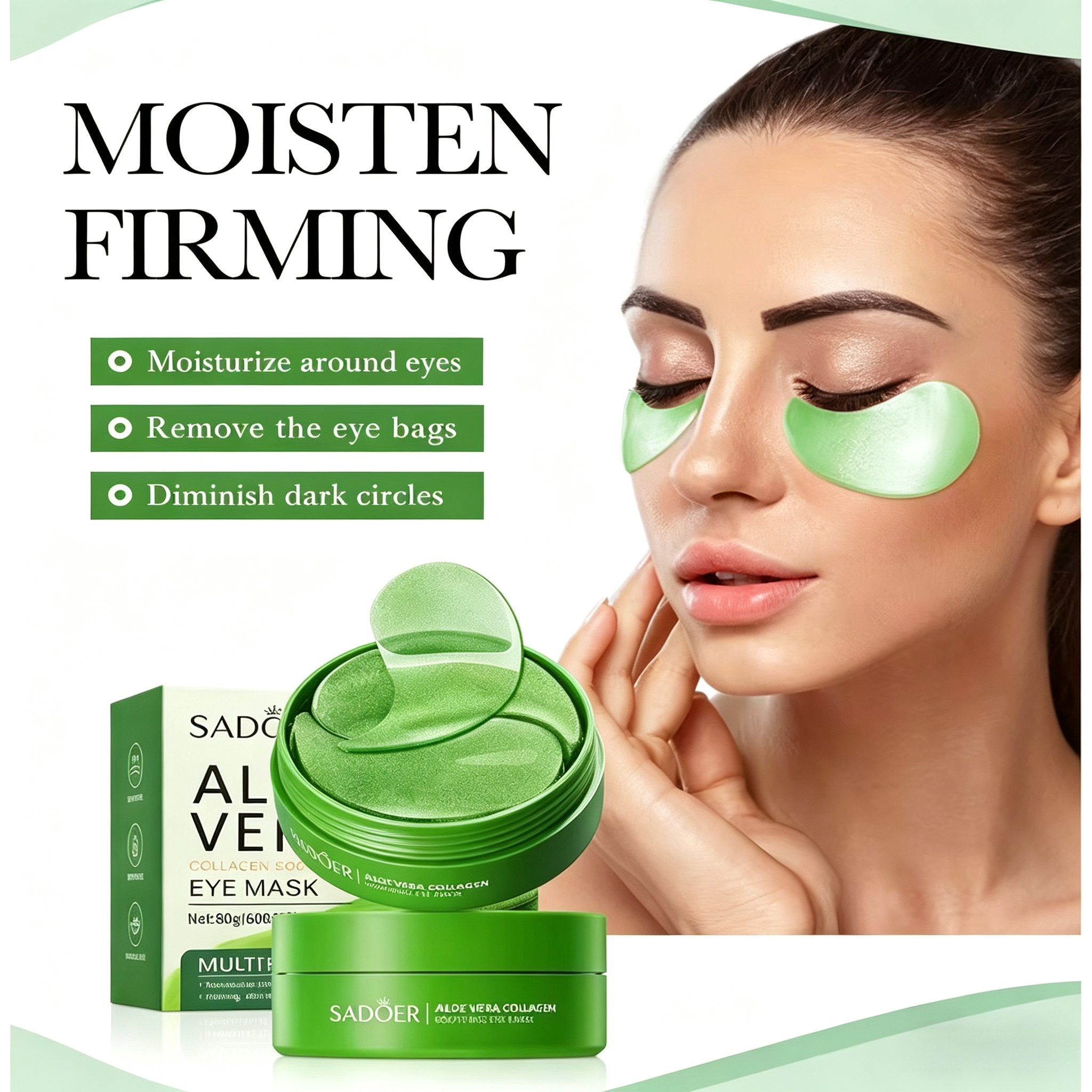 AliExpress Aloe Vera Collagen Under-Eye Patches (60-Piece)