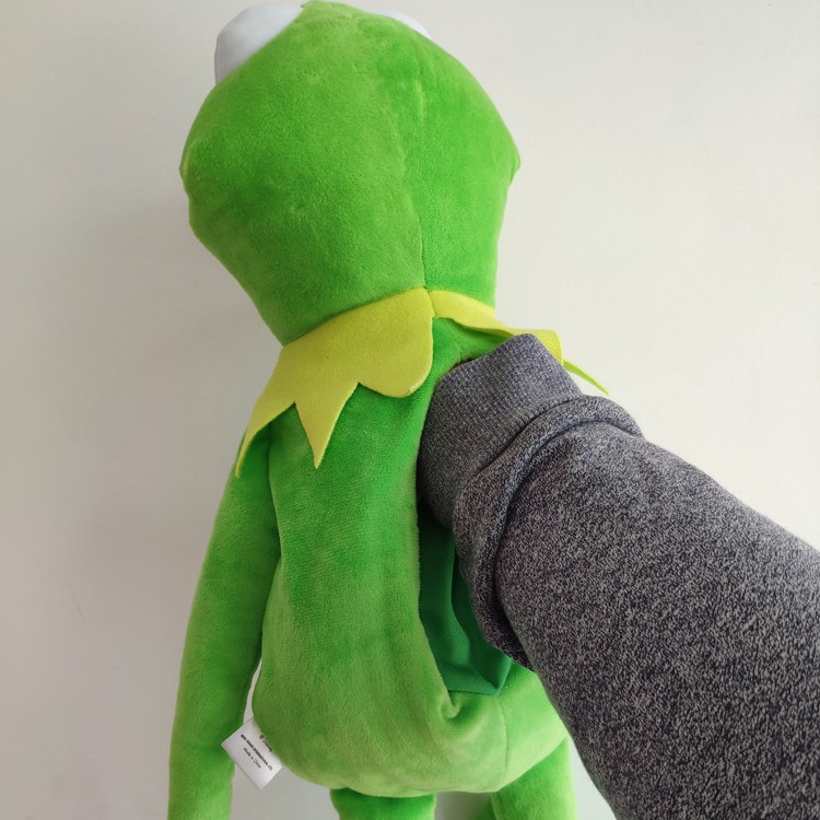 AliExpress 60cm Hollywood Star Frog Kermits Plush Doll Soft Stuffed Frogs Hand Puppet Toy Baby Children Christmas Halloween Gifts, view 2