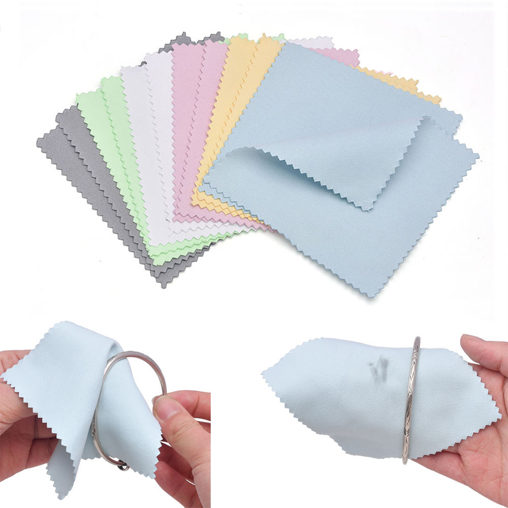 AliExpress Double-Sided Jewelry Polishing Cloths (10 to 30 Pack)