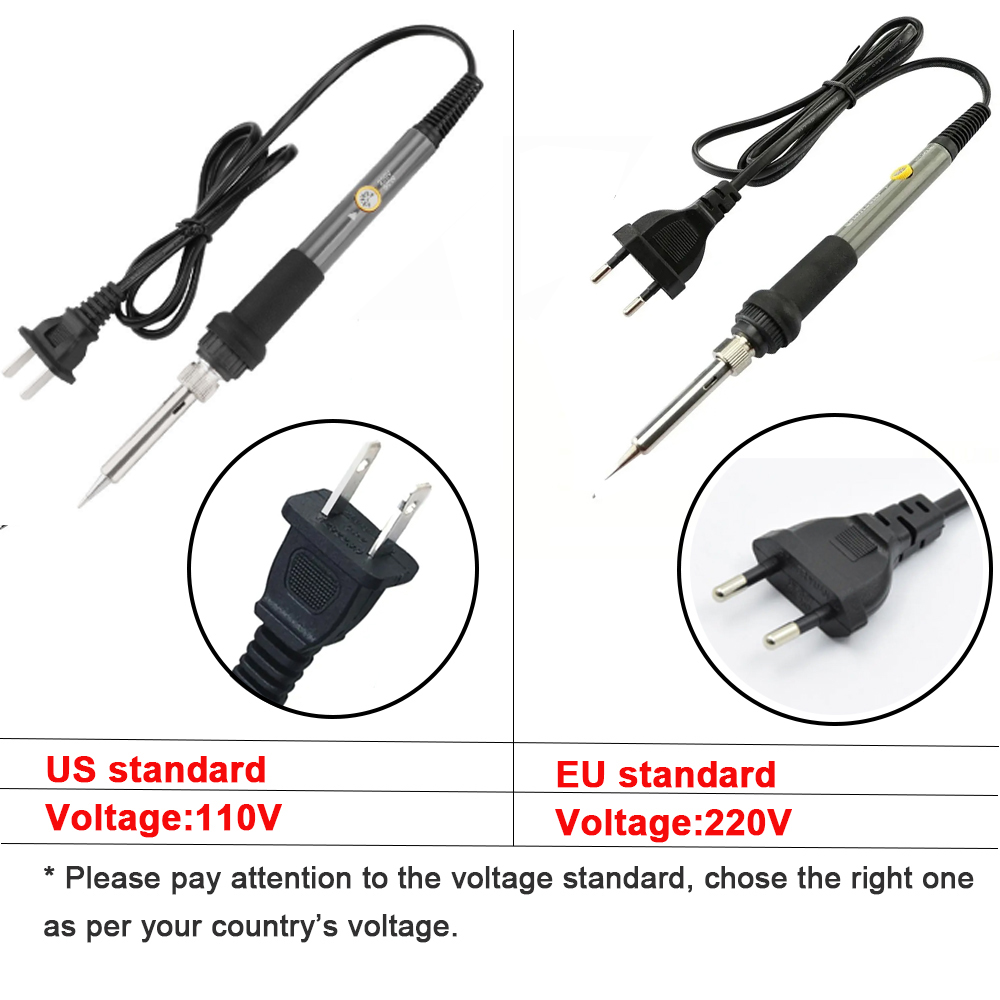 AliExpress 60W Adjustable Temperature Soldering Iron, view 2