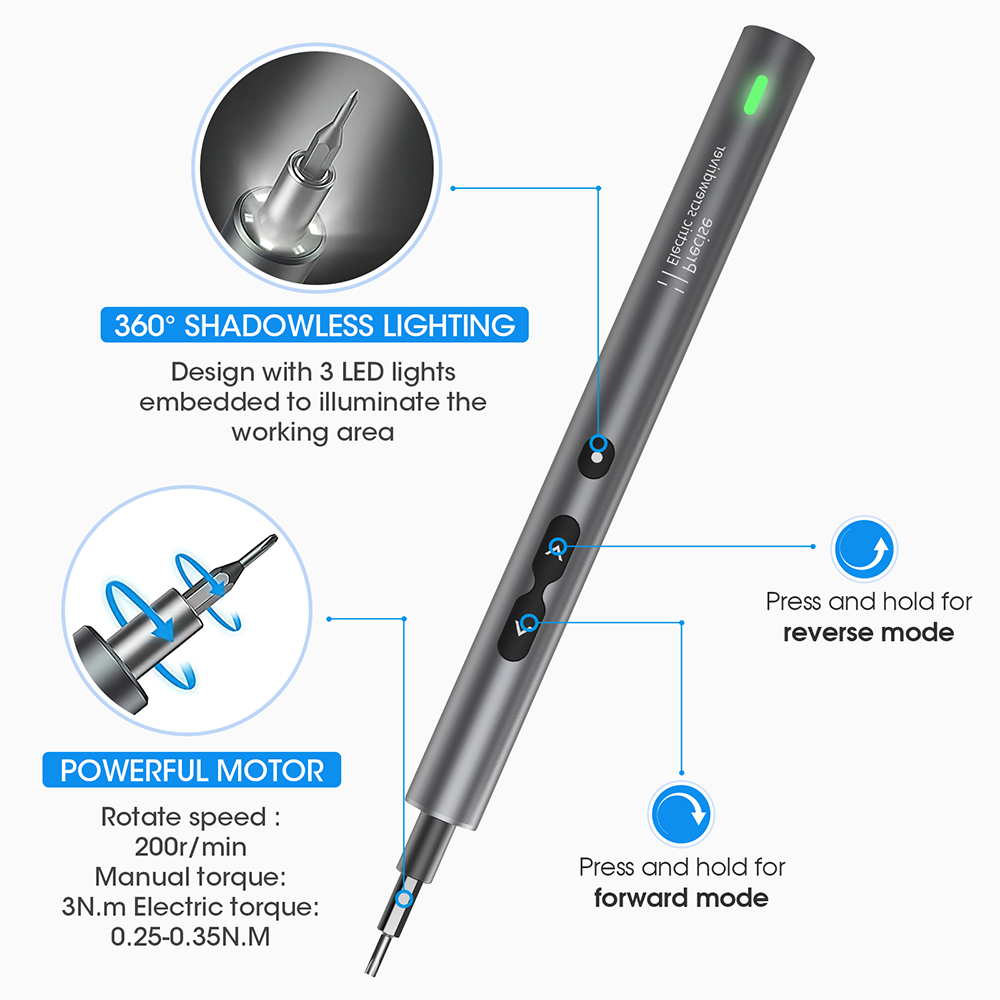 AliExpress Cordless Electric Precision Screwdriver Set, view 2