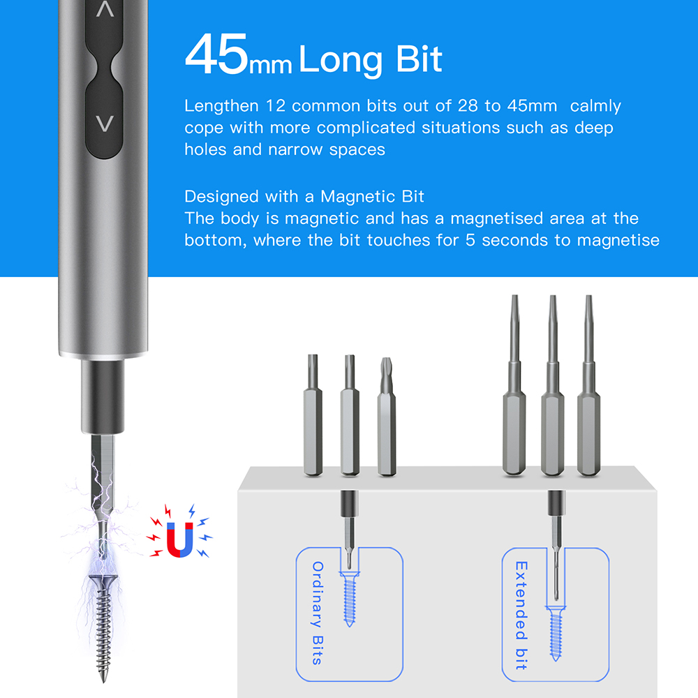 AliExpress Cordless Electric Precision Screwdriver Set, view 4