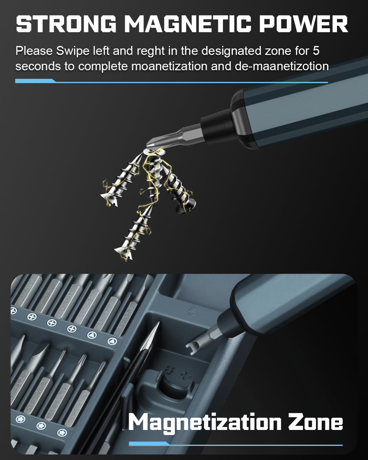 AliExpress 68-in-1 Electric Precision Screwdriver Set, view 5