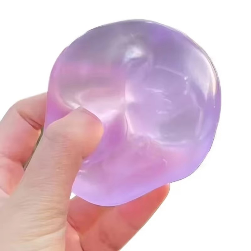 AliExpress 6CM Squishy Plasticity Mochi Fidget Toys Transparency Coconut Oil Vaseline Squeeze Funny Anti Stress Sensory Toy Adults Gifts
