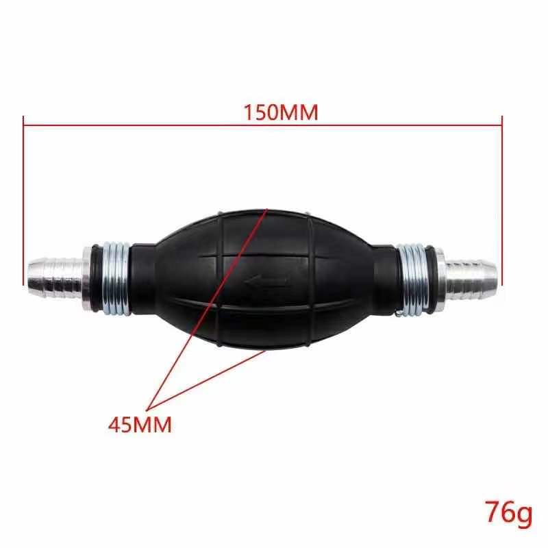 AliExpress 6mm/8mm/10mm/12mm Hand Fuel Pump Line Rubber Aluminum Hand Primer Bulb Diesel Oil Transfer Petrol for Car Boat Marine Outboard, view 2