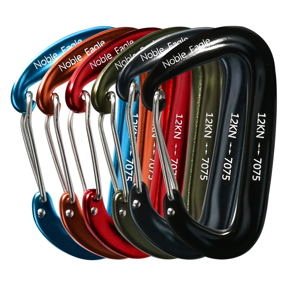 AliExpress 6-Piece Aluminum D-Ring Carabiner Set