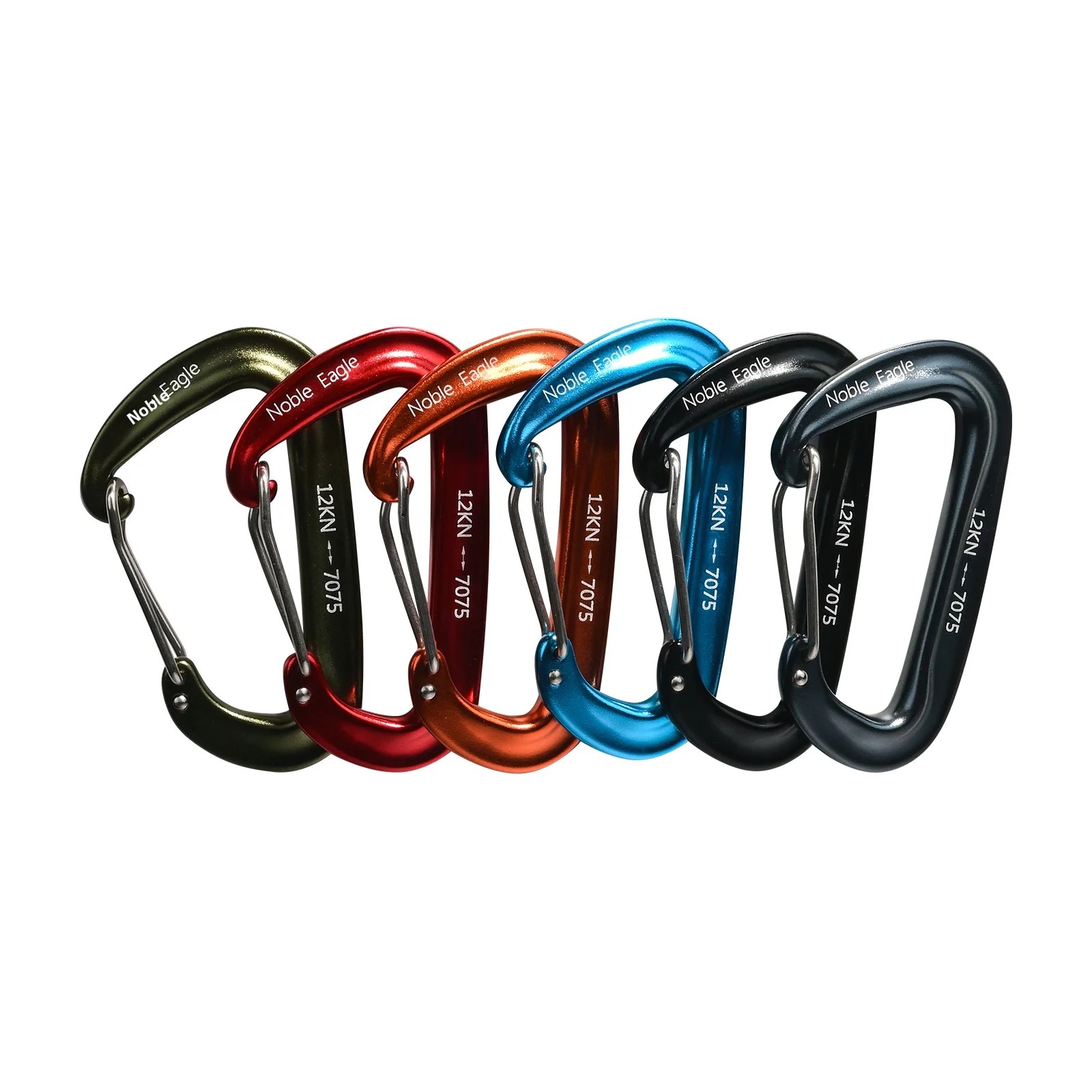 AliExpress 6-Piece Aluminum D-Ring Carabiner Set, view 6