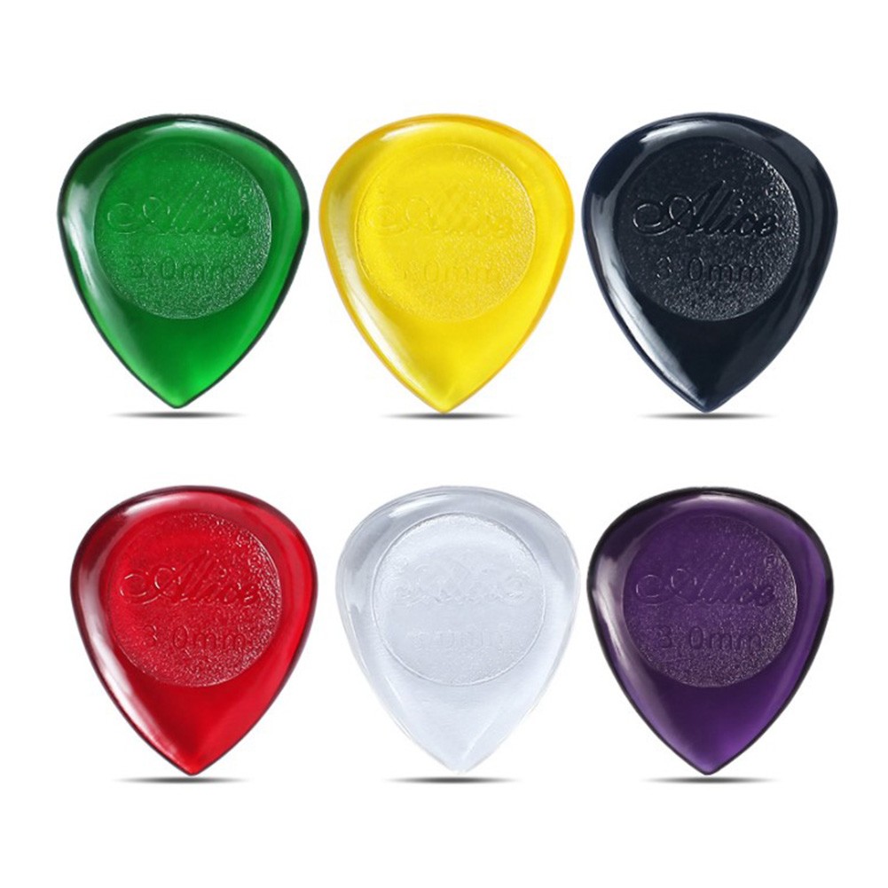 AliExpress 6Pcs Alice Stubby Guitar Picks ABS Plectrums Large Stubbies Big Thickness 1mm 2mm 3mm Guitar Pick Guitar Accessories