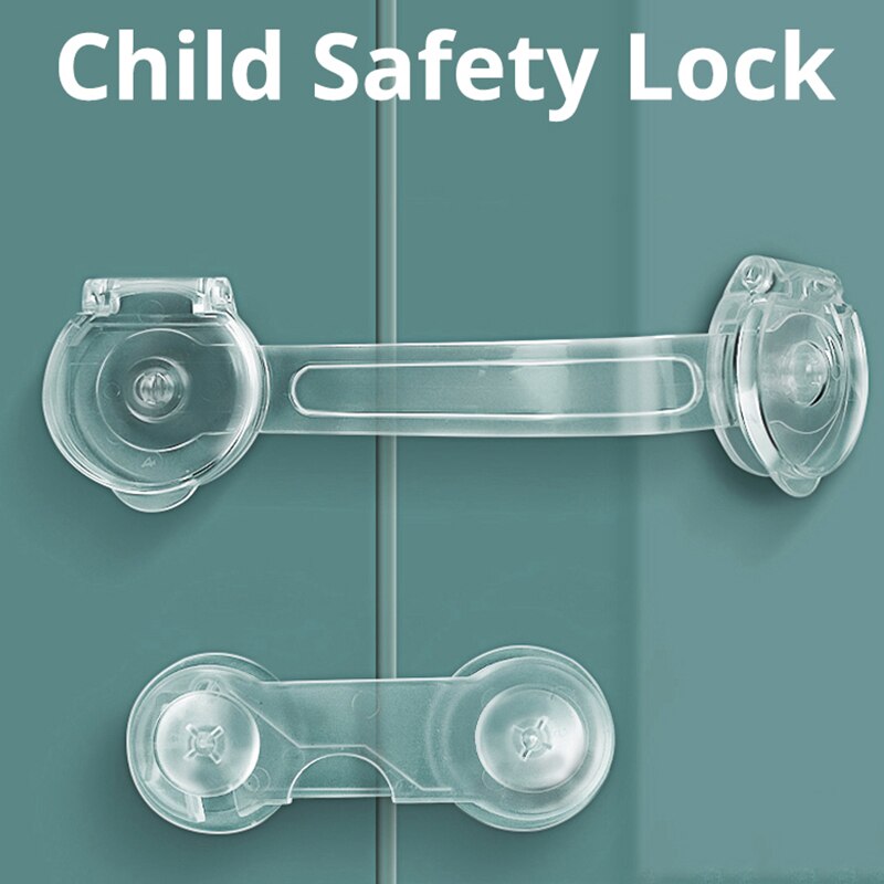 AliExpress 6PCS Baby Cabinet Locks Strap Drawer Lock Child Anti Opening Refrigerator Lock Home Baby Anti Pinch Safety Protection Buckle