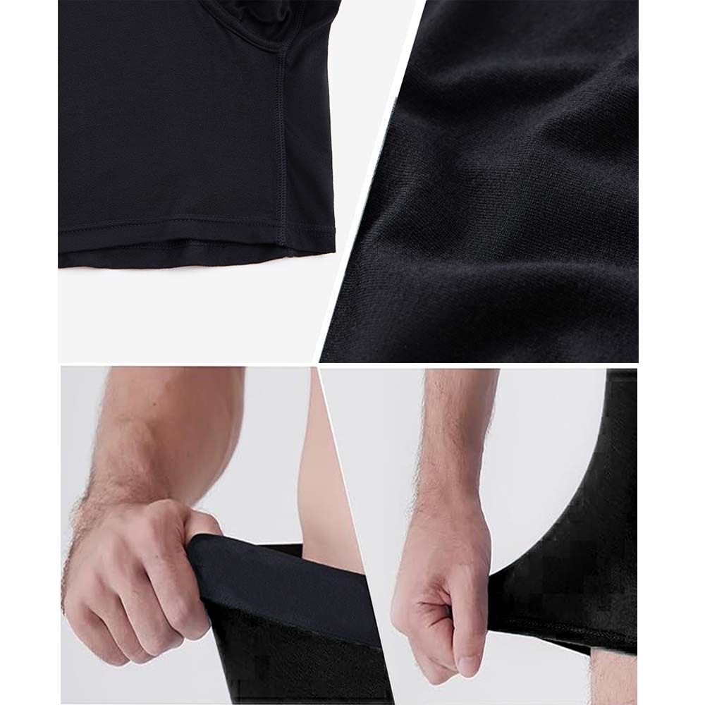 AliExpress 6pcs Bamboo Fiber Men Flat Underwear Solid Color Simple Mid Waist Sports Underpants Soft Breathear High Quality Fabric Knickers, view 5