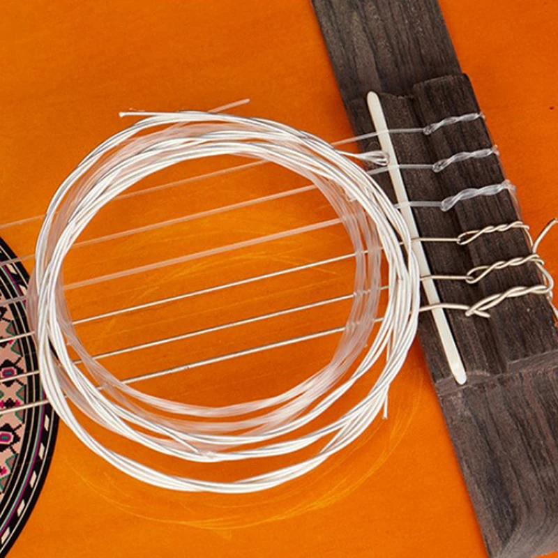 AliExpress 6pcs Guitar Strings Nylon Silver Strings Set for Classical Classic Guitar