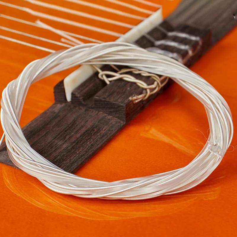 AliExpress 6pcs Guitar Strings Nylon Silver Strings Set for Classical Classic Guitar, view 2