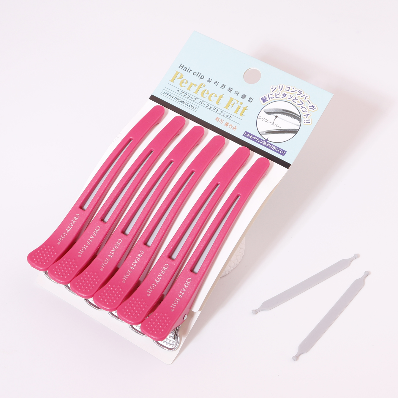 AliExpress 6-Piece Seamless No-Crease Hair Clips, view 2