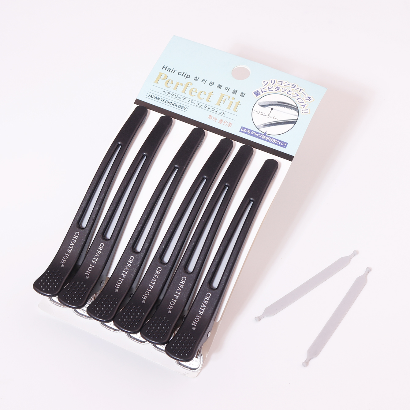 AliExpress 6-Piece Seamless No-Crease Hair Clips, view 3