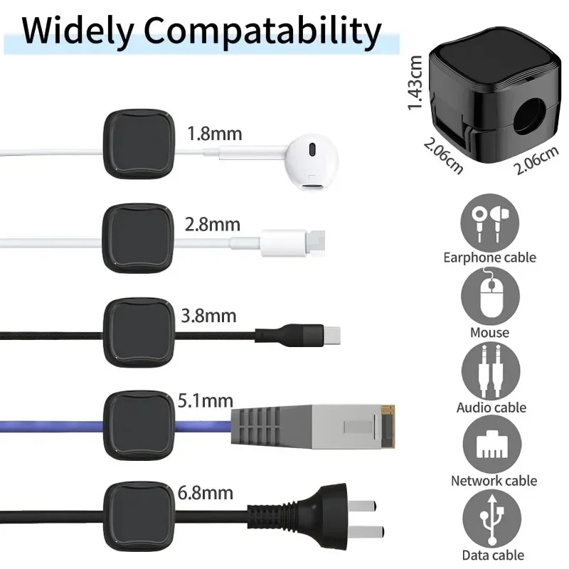 AliExpress 6-Piece Magnetic Cable Clips, view 6