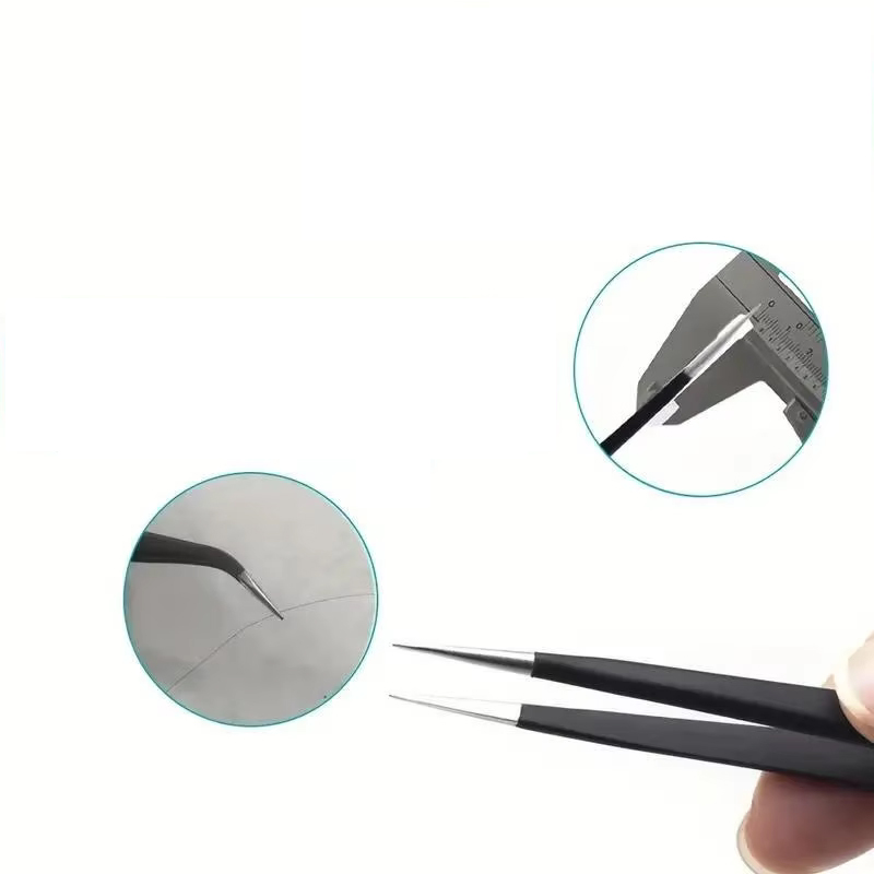 AliExpress ESD Anti-Static Long Precision Tweezers (6-Piece), view 2