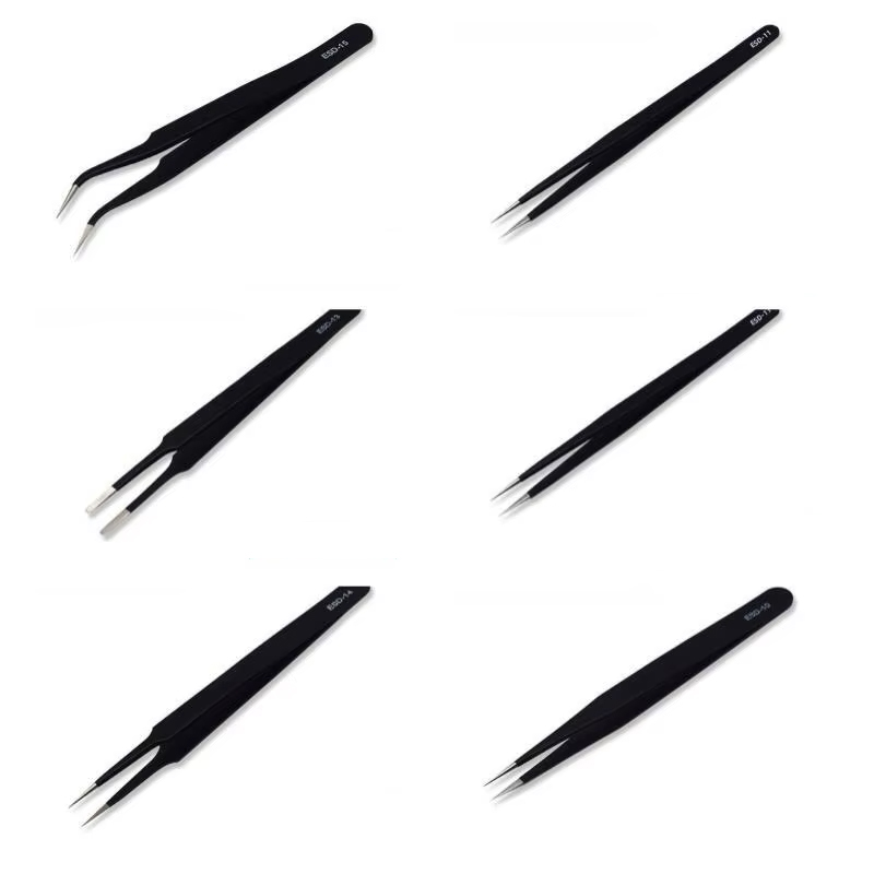 AliExpress ESD Anti-Static Long Precision Tweezers (6-Piece), view 4
