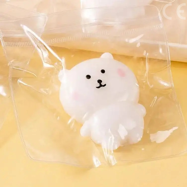 AliExpress 6pcs Self deprecating Bear Pinch Fun Bear Pinch Cute Expression Stress Relieving Toy Little Nose Ga Cute Children's Prize, view 6