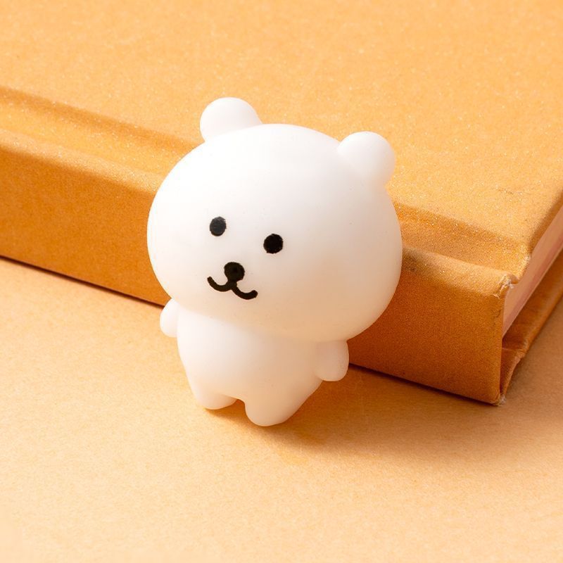 AliExpress 6pcs Self Deprecating Bear Pinch Fun Toy - Cute Expression Stress Relieving Little Nose Ga Children's Prize For Kids, view 4