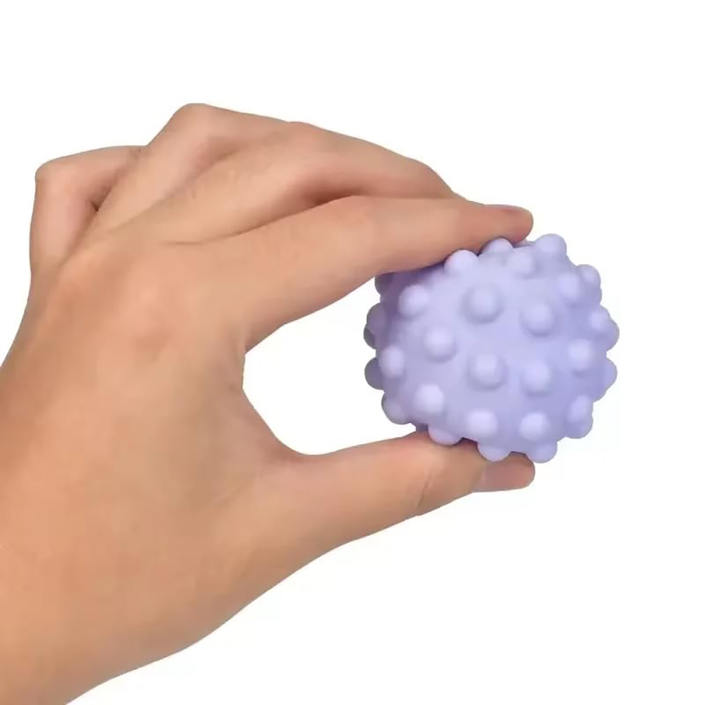 AliExpress 6Pcs Textured Multi Ball Set Develop Tactile Senses Toy Baby Touch Hand Ball Toys Training Ball Massage Soft Balls Kids Gifts, view 3