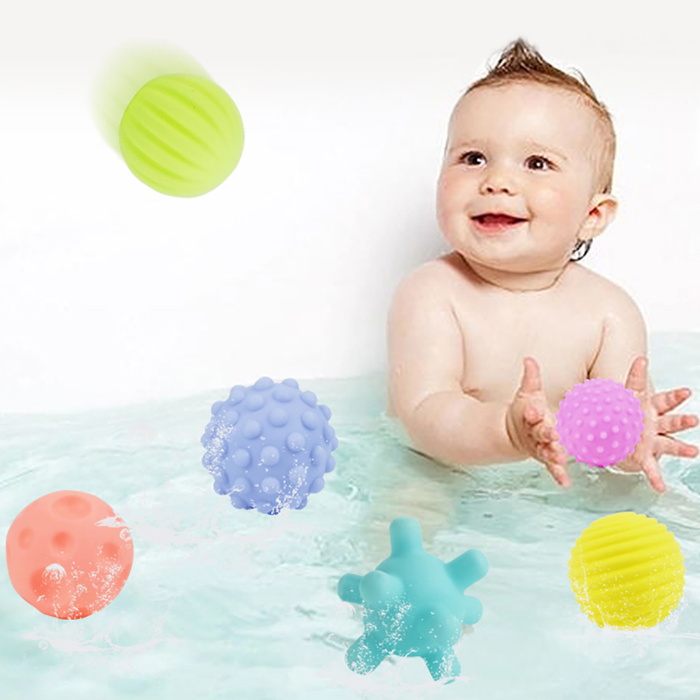 AliExpress 6Pcs Textured Multi Ball Set Develop Tactile Senses Toy Baby Touch Hand Ball Toys Training Ball Massage Soft Balls Kids Gifts, view 6