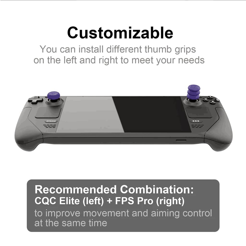 AliExpress 6Pcs Thumb Grip for Steam Deck OLED ROG Ally X  Analog Stick Cap for Steam Deck Non-Slip Thumbstick Cover Cap Accessories, view 6