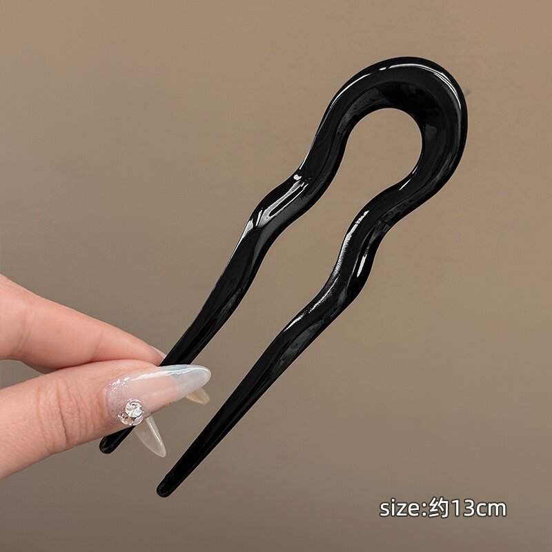 AliExpress Matte Geometric U-Shaped Hair Forks (6-Piece Set), view 5