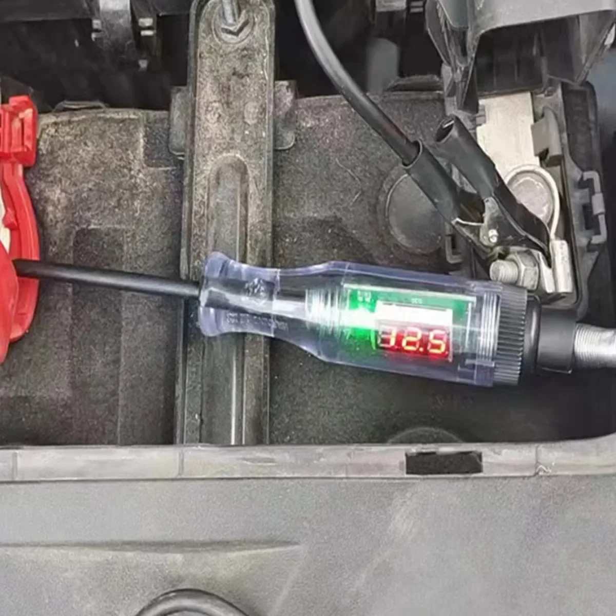 AliExpress 6V 12V 24V Car Truck Voltage Circuit Tester Pen, 5V-90V Digital Display Auto Test Light Probe for Automotive, view 3