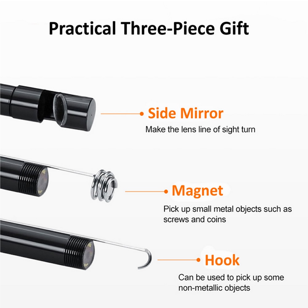 AliExpress 7mm USB-C Endoscope Inspection Camera with LEDs, view 6