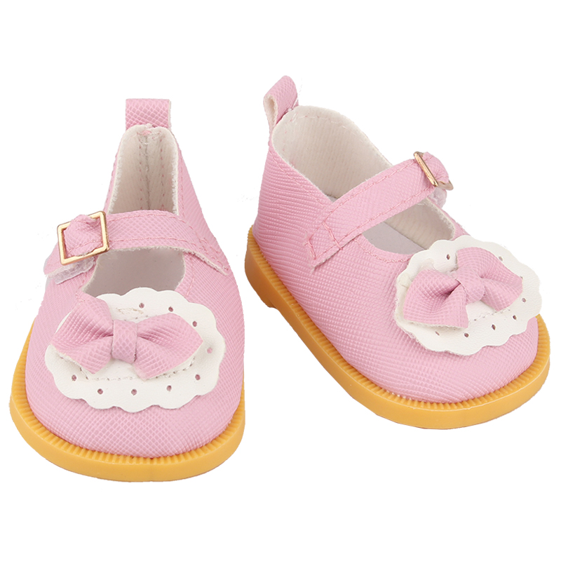 AliExpress 7 Cm Doll Shoes Clothes Handmade Boots For American 18 Inch Girl&43Cm Baby New Born,OG Doll Accessories Shoes Gift Festival Toy, view 2
