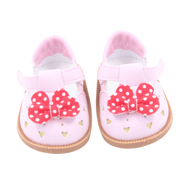 AliExpress 7 Cm Doll Shoes Clothes Handmade Boots For American 18 Inch Girl&43Cm Baby New Born,OG Doll Accessories Shoes Gift Festival Toy, view 3