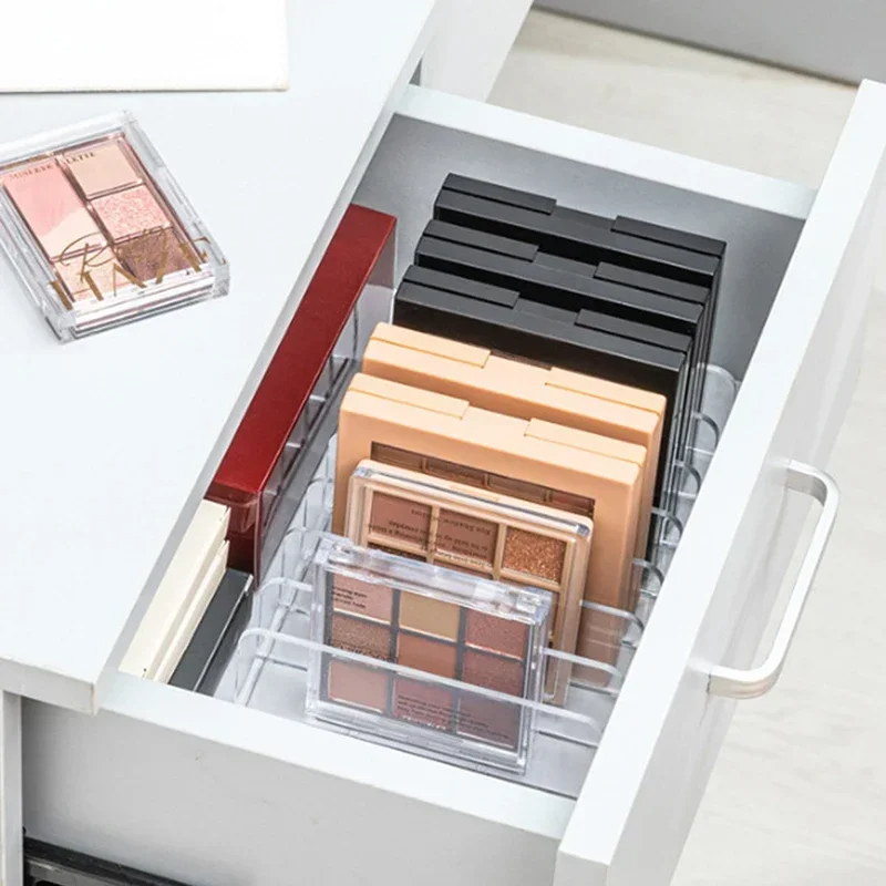 AliExpress 7-Compartment Clear Desktop Makeup Organizer, view 2