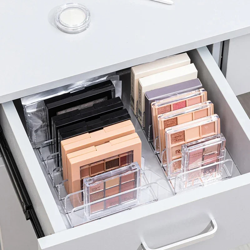 AliExpress 7-Compartment Clear Desktop Makeup Organizer, view 3