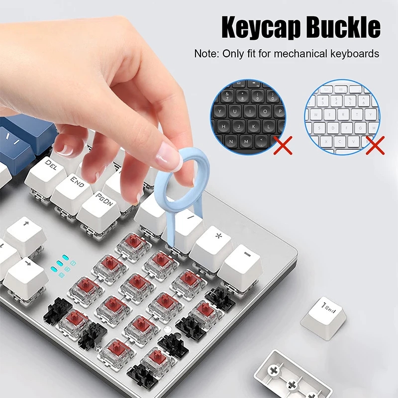 AliExpress 7 in 1 Computer Keyboard Cleaner Brush Kit Earphone Cleaning Pen For Headset Keyboard Cleaning Tools Cleaner Keycap Puller Kit, view 3