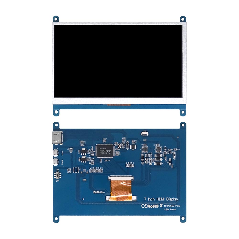 AliExpress 7-Inch Raspberry Pi IPS Touchscreen Monitor, view 3