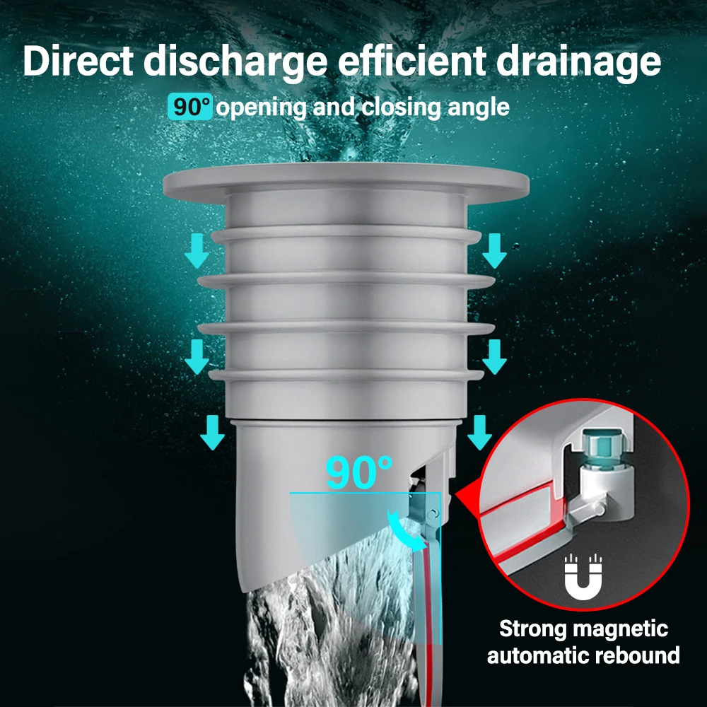 AliExpress Silicone Sink and Floor Drain Plug (70-75mm), view 3