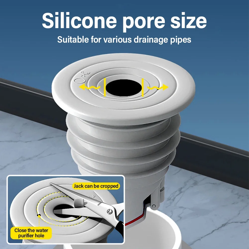 AliExpress Silicone Sink and Floor Drain Plug (70-75mm), view 4