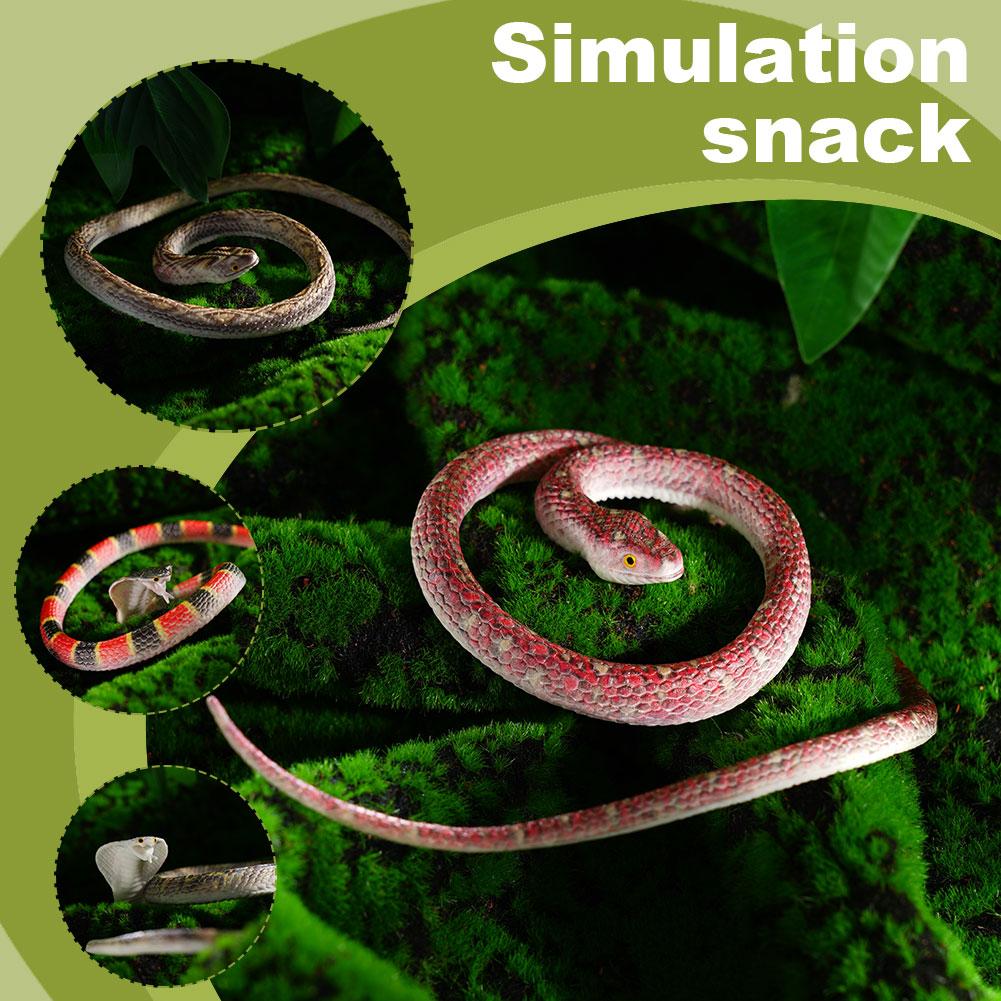 AliExpress 70cm Fake Large Rubber Snake With Line Simulation Prank Toy Realistic Lifelike Scare Prank Gag Gift Joke Toys For Kids Y2W4