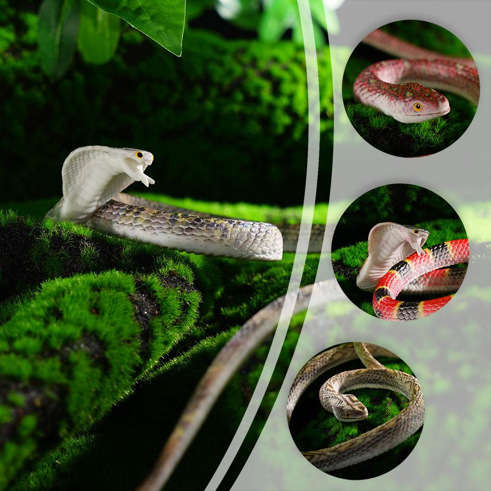 AliExpress 70cm Fake Large Rubber Snake With Line Simulation Prank Toy Realistic Lifelike Scare Prank Gag Gift Joke Toys For Kids Y2W4, view 2