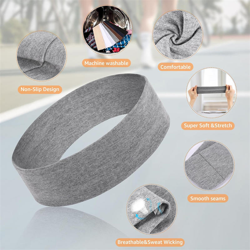 AliExpress 7PCS Elastic Sports Headbands For Women Stretchy Candy-Colored Hairbands Fashion Sweatbands For Fitness Yoga Running Cycling, view 3