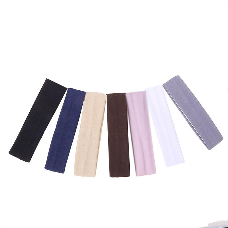 AliExpress 7PCS Elastic Sports Headbands For Women Stretchy Candy-Colored Hairbands Fashion Sweatbands For Fitness Yoga Running Cycling, view 6